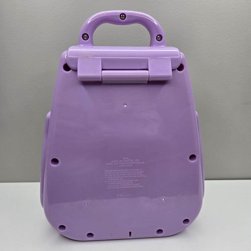 Dora The Explorer Talking Purple‎ Plastic Backpack 2004 Not Working - Picture 2 of 8
